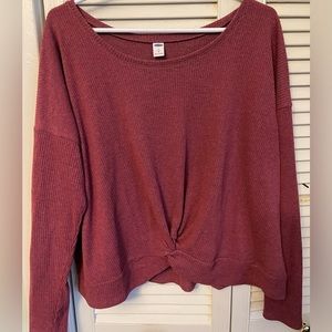 Old Navy ladies pink sweater ladies size large